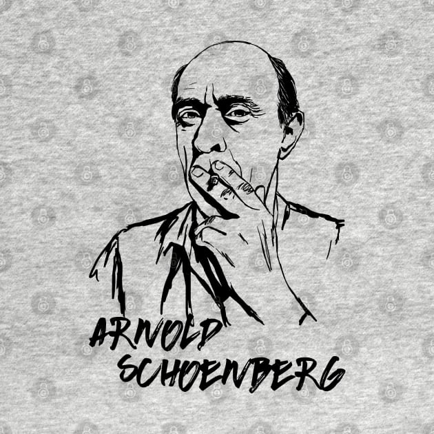 Arnold Schoenberg by Erena Samohai